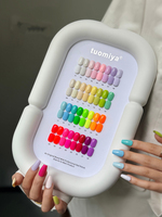 Youse Tomiya 32 Couleurs Gel Huile Néon Macaron d'Été, Couleurs Populaires, Kit de Salon de Manucure, Gel Huile Spécial Couleurs Bonbon