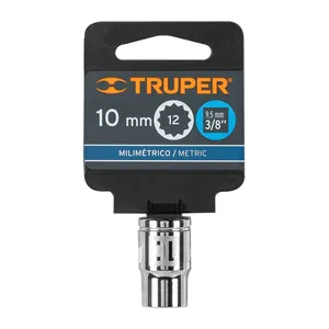 BOX 6 Douilles 10 mm, 12 points, entraînement 3/8 po, TRUPER - Product Image 4