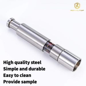 Stoviglie e stoviglie in acciaio inox condimento sale e pepe smerigliatrice a pollice pompa macinapepe manuale con scatola di colore - Product Image 4