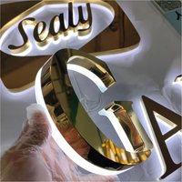 DakeSign OEM ODM Enseigne en métal rétroéclairée 3D personnalisée pour les écoles, publicité, éclairage LED étanche IP65, conception gratuite, panneau signalétique