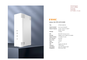 AOZORA W44C4 mini 4g wifi 6 routeur avec carte sim modem 4G lte carte sim pocket cpe easy mesh support jusqu'à 128 utilisateurs - Product Image 2