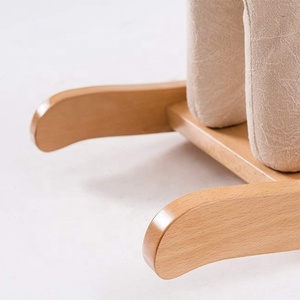 Maison mignon bébé bois massif cheval Animal repose-pieds tabouret à bascule - Product Image 2
