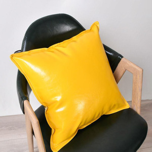 Fundas de almohada de cuero personalizadas, cojines frescos de verano, almohadas para sillas, fundas de almohada minimalistas de estilo nórdico - Product Image 2