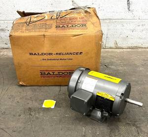 Nuevo Motor Original Listo para Usar M3542 de Propósito General, .75 Fase, <span class=keywords><strong>3</strong></span> Voltios, 208-230/460 RPM, 1725, Controlador de Programación PLC - Product Image 1