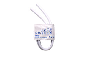 Manguito NIBP desechable para bebés, manguera única de 9-14,8 cm, manguito de presión arterial de Material no tejido para monitores de pacientes, suministro de fábrica - Product Image 5