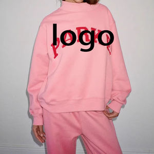 Sudadera de Manga Larga con Cuello Redondo para Mujer, Nueva Colección de Invierno, Bordado de Letras Personalizado, Resistente a las Arrugas, Capa Base sin Capucha - Product Image 5