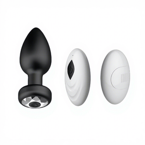 รีโมทคอนโทรลสั่น 10 ระดับ ปลั๊กเสียบก้น กันน้ำ เครื่องนวดต่อมลูกหมาก ของเล่นผู้ใหญ่ เครื่องสั่นสำหรับผู้หญิงและคู่รักเพศเดียวกัน - Product Image 1