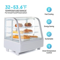 Réfrigérateur vitrine pour pâtisserie, mini réfrigérateur pour gâteaux au chocolat, armoire de présentation, congélateur, refroidisseur, vitrine, réfrigérateur