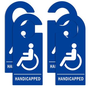 Porta Cartellino per Parcheggio Disabili in PVC, Segnaletica di Sicurezza per Porte o Auto, Supporto per Cartellino Disabili (Cartellino Non Ufficiale) - Product Image 1