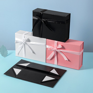 กล่องของขวัญสี่เหลี่ยมหรูหราทำมือจากกระดาษแข็ง ปิดผนึกด้วยแม่เหล็ก ลาย "<span class=keywords><strong>สวรรค์</strong></span>และโลก" สำหรับบรรจุภัณฑ์ของขวัญ - Product Image 2