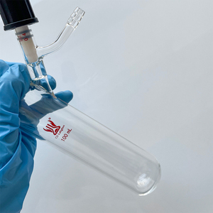 Frasco Schlenk <span class=keywords><strong>de</strong></span> vidrio borosilicato Suministros <span class=keywords><strong>de</strong></span> <span class=keywords><strong>laboratorio</strong></span> Aparato <span class=keywords><strong>de</strong></span> extracción Soxhlet con válvula <span class=keywords><strong>de</strong></span> alto vacío - Product Image 5