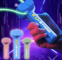 Jouet lanceur de cordes lumineuses électriques, jouet qui brille dans le noir, lanceur de cordes en boucle, cadeau pour enfants et adultes