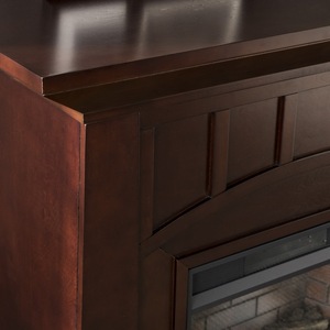 <span class=keywords><strong>Cheminée</strong></span> électrique LED moderne avec chauffage électrique 3D en bois brun pour le chauffage - Product Image 3