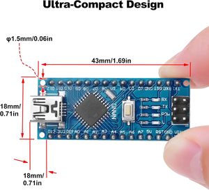 4 pcs V3.0 CH340 atmega328p ban phát triển <span class=keywords><strong>USB</strong></span> Cáp Mini <span class=keywords><strong>USB</strong></span> Mô-đun vi điều khiển thương hiệu ban đầu - Product Image 5