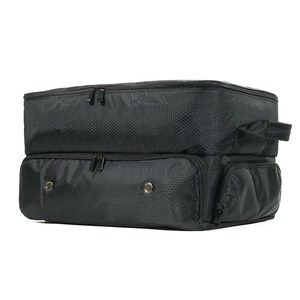 Organisateur de coffre de golf tactique à 2 couches casier de <span class=keywords><strong>voiture</strong></span> pliable avec compartiment à chaussures ventilé (convient à 2 paires) mallette de rangement de voyage - Product Image 3