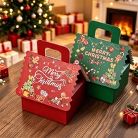 Boîte en papier personnalisée avec séparateurs pour 6 biscuits, gâteaux et macarons, pour emballage cadeau