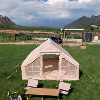 Tente Dôme Gonflable Oxford 12 m² Montage Rapide Extérieur 11 Mots Clés Durable Facile à Monter Anti-UV Camping Imperméable