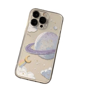 เคสฝาครอบโทรศัพท์มือถือ TPU ลายเพ้นท์สีน้ำมันรูปดาวพิมพ์ลายกันกระแทกสำหรับ iPhone 8 x XR XS 11 <span class=keywords><strong>12</strong></span> 13 14 15 16 17 PRO MAX - Product Image 5