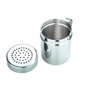 Wholesale Mini Stainless Steel Spice Shaker Jars Shaker Lid Spice Tin Container with Shaker
