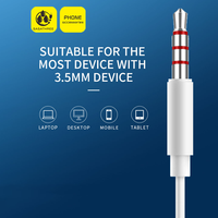 Écouteurs intra-auriculaires filaires 3,5 mm avec microphone pour iPhone 14 13 12 11 Pro Max, écouteurs musicaux mains libres
