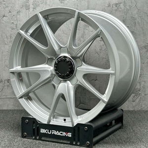 Jantes Bku forgées 5X130 pour <span class=keywords><strong>Porsche</strong></span> 911 991 992 997 <span class=keywords><strong>Carrera</strong></span> <span class=keywords><strong>4S</strong></span> Turbo Cayman 718 19 20 21 pouces, jantes en alliage léger argentées - Product Image 4