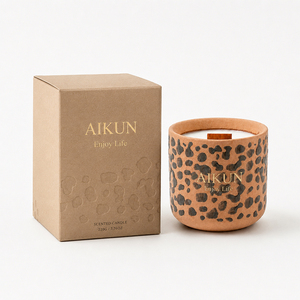 Aikun เทียนหอมขี้ผึ้งถั่วเหลืองธรรมชาติเทียนหอมกลิ่นหอมสำหรับผ่อนคลายในบ้านในร่ม - Product Image 2