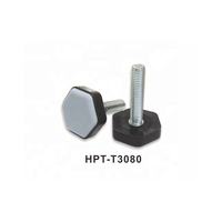 3000 pièces niveleur de jambe de meubles quantité minimale de commande Hyderon zingué PTFE facile à déplacer Gldies Machine pied pieds de nivellement réglables
