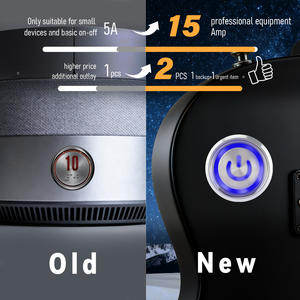 Interruptor de botón pulsador de 12 V, interruptores compatibles con LED, interruptor de botón pulsador con función de retroiluminación para uso doméstico - Product Image 5