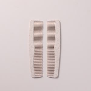 Peignes jetables en plastique personnalisés pour salle de bain <span class=keywords><strong>d</strong></span>'hôtel avec logo, peigne <span class=keywords><strong>à</strong></span> cheveux écologique biodégradable en paille de blé - Product Image 3