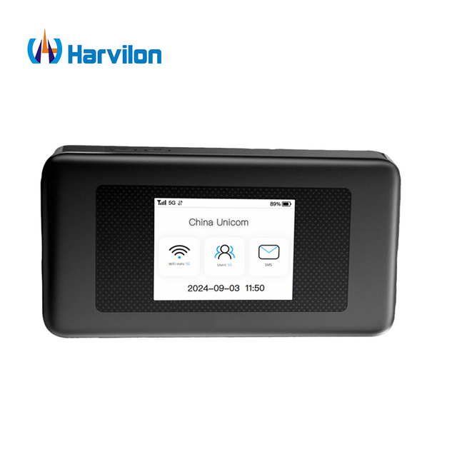Harvilon 5G Pocket WiFi Router with 4G/5G Hotspot SOHO Use Support SIM Card Slot Esim Wireless Router Wifi