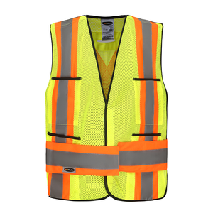 Ansi lớp 2 có thể điều chỉnh <span class=keywords><strong>Hi</strong></span> <span class=keywords><strong>VIS</strong></span> ly khai an toàn vest x-trở lại đa túi biểu tượng tùy chỉnh màu sắc cho nơi làm việc an toàn - Product Image 2