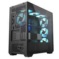 Boîtier PC Gaming SAMA en Maille Métallique à Refroidissement Puissant, Compatible GPU Séries 40 et 50, Boîtier ATX Double Refroidisseur Liquide 360mm