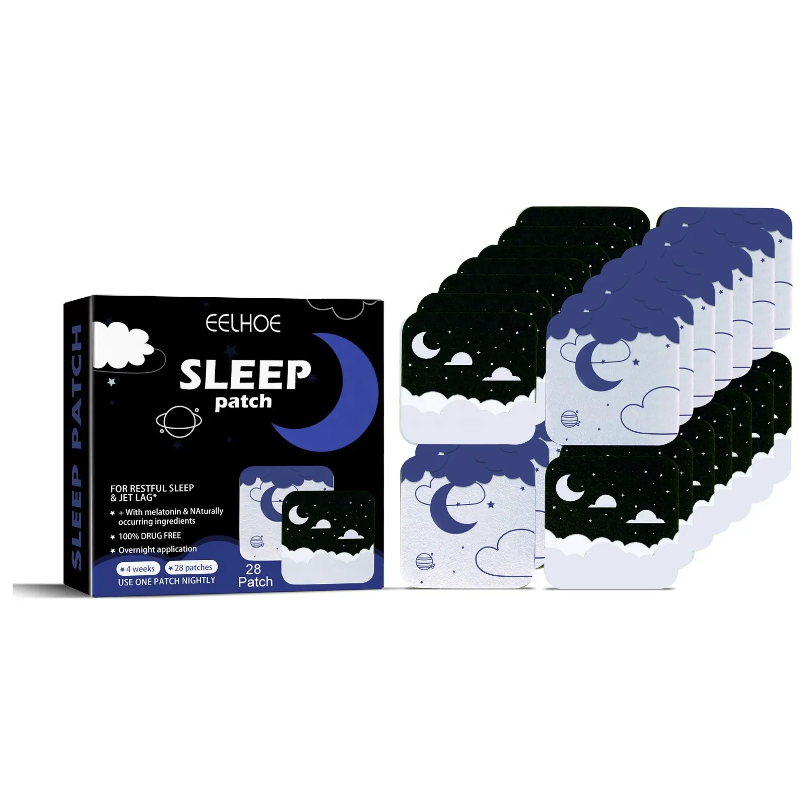 Les produits les plus populaires 2023 patch de sommeil mélatonine pour un bon sommeil profond