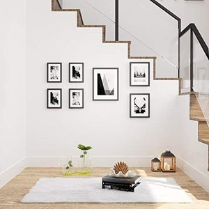 Khung ảnh bán buôn hình ảnh khung 11x14 inch Trắng Mat 8x10 inch 6x8 inch khung ảnh bằng gỗ - Product Image 4