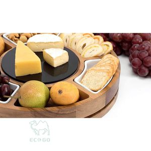 Tabla de quesos de bambú personalizada para viajes y picnics - Product Image 5