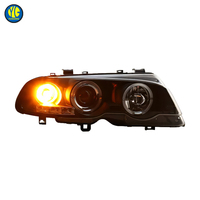 YU GUANG pour BMW E46 Coupé Lentille de phare 1998-2002 Pièces automobiles E46 Amélioration des phares avant Phares Angel Eyes