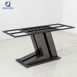 Thép không gỉ hiện đại phòng ăn đồ nội thất chân bàn chân OEM gang bảng căn cứ Para mesas pied de bảng - Product Image 1