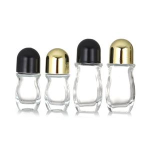 Custom Clear Round 5ml 10ml 15ml 30ml pacchetto cosmetico deodorante profumo olio essenziale rotolo di vetro sulla bottiglia - Product Image 6