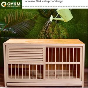 China's Top Factory Premium Heavy Duty Wooden Bird Breeding Cage for Pigeons <strong>Aviary</strong> <strong>Outdoor</strong> Use - Product Image 3