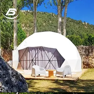 Factory Directly Sale Waterproof 6m Dome Glamping Tent For Hotel