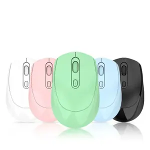 Cute Colorful Rechargeable Bluetooth Mouse USB Dual Mode 2.4G Wireless Mouse For MacBook Tablet Laptop PC Computer Mouse