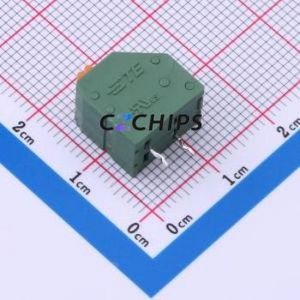 1-2834011-2 Spring Terminal Block P=3.5mm Connector ( Pitch: 3.5mm )( Color: Green )( Total PIN Count: 2P ) - Product Image 2