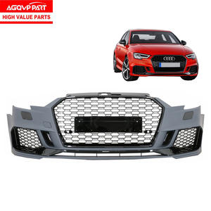 Paraurti Anteriore Stile RS3 con Griglia per <span class=keywords><strong>Audi</strong></span> <span class=keywords><strong>A3</strong></span> 8V Facelift 2016-2019 Berlina/<span class=keywords><strong>Cabrio</strong></span> - Product Image 5