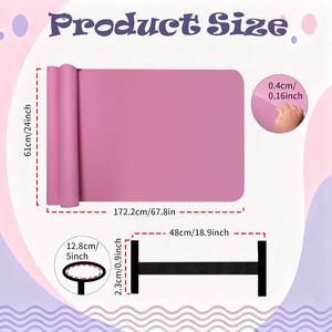 Grand stock à prix réduit, liquidation de tapis de yoga en TPE, PVC, EVA, caoutchouc naturel - Product Image 2