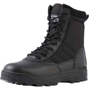 Bottes tactiques d'extérieur pour hommes <span class=keywords><strong>Swat</strong></span>, mi-mollet, avec soutien de la cheville, semelle en caoutchouc antidérapante, pour la randonnée, le trekking, le travail et le quotidien - Product Image 2
