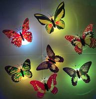 Nouvelle arrivée Papillons lumineux LED Autocollants LED Autocollants lumineux