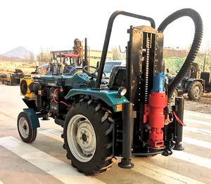 200 Meter Traktor DTH Bohr gerät, Wasser brunnen bohr gerät Pneumatisches Bohr gerät