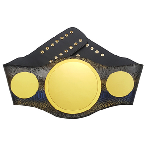 Ceinture de championnat sportive personnalisée, trophée de lutte, de boxe, de MMA avec logo et texte sur mesure - Product Image 1