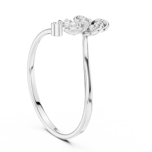 Yaeno Cute Daisy <b>Rings</b> for Women <b>Thin</b> Band <b>Ring</b> in 925 Jewelry - Product Image 5