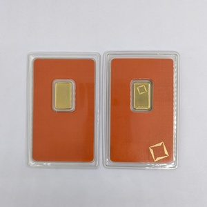 Lingote de Cobre con Forma de Barra de Oro Falsa Suiza, Embalaje Sellado No Magnético, 1g, 2.5g, 5g, 10g, 20g, 31g, 50g, Lingote de Oro Sólido de 1oz - Product Image 5